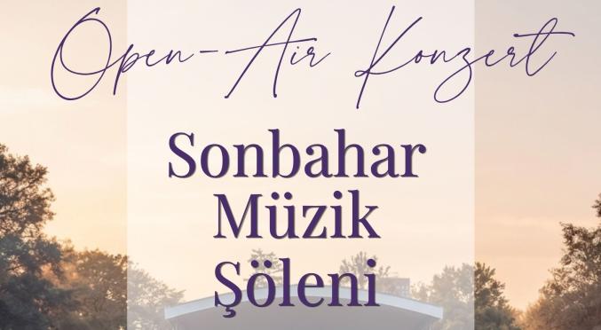 Plakat: Open-Air-Konzert ‚Sonbahar Müzik Şöleni‘ mit Fahri Karaduman & Orkestrası, 05.09.2026, 19 Uhr, UfaFabrik Berlin, Viktoriastr. 10-18.